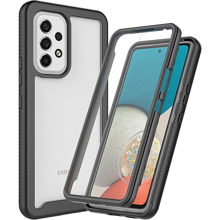 GRIP Series Case for Samsung Galaxy A53 5G - Black/Clear by Zerodamage Sahara Case LLC
