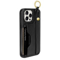 iPhone 15 Pro Max Leather Wallet FingerGrip Case with MagSafe | Indy Series by Zerodamage Sahara Case LLC