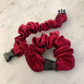 Cherry Red Buckle Scrunchie - No Snagging, No Tangles by Buckle Scrunchies by RE.STATEMENT