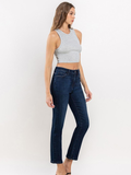 Emma High Rise Ankle Slim Straight Jeans by Boutique 23