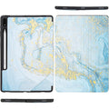 Inspire Series Blue Mable Folio Case - Galaxy Tab S8+ by Zerodamage Sahara Case LLC