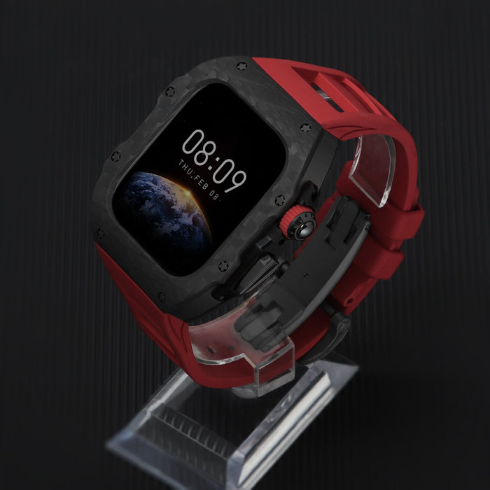 Luxury Mod Kit for Apple Watch 10/11 (42/46mm) - Black Edition by Arleathercraft