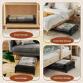 Under-Bed Storage Drawer with Wheels Multipurpose with Clear Window & Label by DailySale