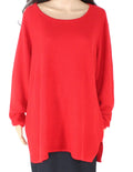 Karen Scott Plus Size Cotton Marled-Knit Tunic Top by Vanessa Jane