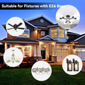 4-Pack A19 LED Light Bulbs, 60W Equivalent, Soft White or Cool Daylight, E26 Base, Non-Dimmable by DailySale