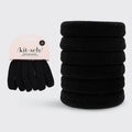 Recycled Nylon Thick Hair Elastics 6pc Set by Boutique 23