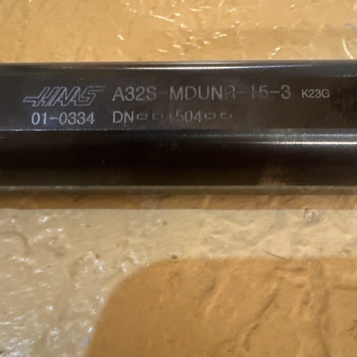 Haas A32S-MDUNR-15-3 Boring Bar Tool Holder 1" Shank DNMG 1504 Used by Price Is Right Miami