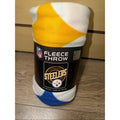 Pittsburgh Steelers Fleece Throw Blanket NFL Football 50" x 60" AFC 1933 Sports by Price Is Right Miami