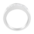14K White Gold Princess and Baguette-cut Diamond Ring (1.0 Cttw, H-I Color, VS2-SI1 Clarity) - Size 6 by Bids.com