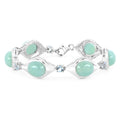 39.72 Carat Genuine Aquamarine .925 Sterling Silver Bracelet by Bids.com