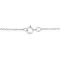 Matte Finish .925 Sterling Silver Diamond Accent Dancing Peace Sign 18" Pendant Necklace (I-J Color, I1-I2 Clarity) by Bids.com