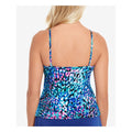 Swim Solutions Printed Triple-Tier Tankini Top by Vanessa Jane
