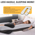 U-Shaped Maternity Pillow – Full Body Support by DailySale