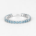 0.94 Carat Genuine Swiss Blue Topaz .925 Sterling Silver Ring by Bids.com