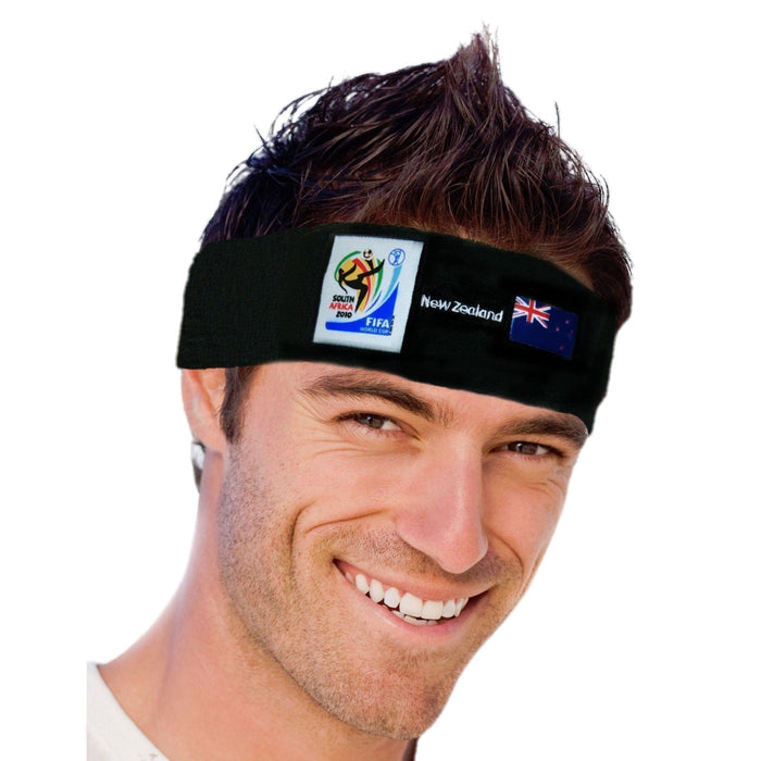 New Zealand World Cup Soccer Headband – Official FIFA Licensed Retro Fan Gear by Price Is Right Miami