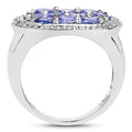 1.70 Carat Genuine Tanzanite .925 Sterling Silver Ring by Bids.com