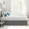 Pleated Bed Skirt, Easy Fit Bed Skirt, 14 Inch Tailored Drop Bed Skirt by Vanessa Jane