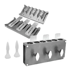ALUMINUM REUSABLE SUPPOSITORY MOLD | 6-CAVITY RECTAL DEVICE by Pasteur Pharmacy