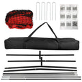 7x7ft Training Net with Bow Frame Carrying Bag for Solo Team Training by DailySale