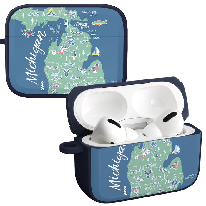 Michigan HDX Apple AirPods Pro 1 & 2 Case Cover by Affinity Bands