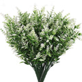 8 Bundles Artificial Lavender Plastic Flower Decorations by DailySale