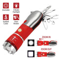 8-in-1 Multi-Tool Hammer Zoomable Emergency Flashlight by DailySale