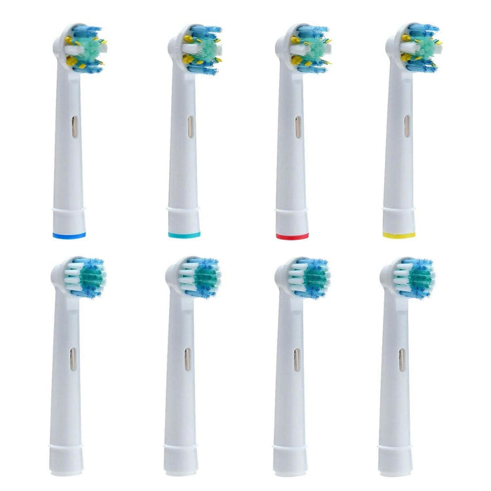 8-Pack: Generic Oral-B Braun Electric Toothbrush Heads Replacement Round Soft by DailySale
