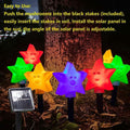 8-Pack: Solar Powered Star Lights 8 Modes Landscape Pathway Stake Lights by DailySale