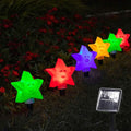 8-Pack: Solar Powered Star Lights 8 Modes Landscape Pathway Stake Lights by DailySale