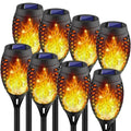 8-Pack: Solar Torch Light with Flickering Flame by DailySale