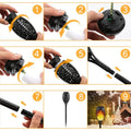 8-Pack: Solar Torch Light with Flickering Flame by DailySale