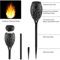 8-Pack: Solar Torch Light with Flickering Flame by DailySale