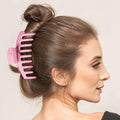 8-Pack: Women's Acrylic Large Claw Matt Hair Clips by DailySale