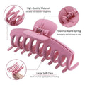 8-Pack: Women's Acrylic Large Claw Matt Hair Clips by DailySale