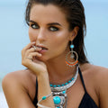 8-Pairs: Bohemian Hollow Retro Dangle Earrings by DailySale