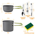 8-Piece: Camping Cooking Ware Set by DailySale