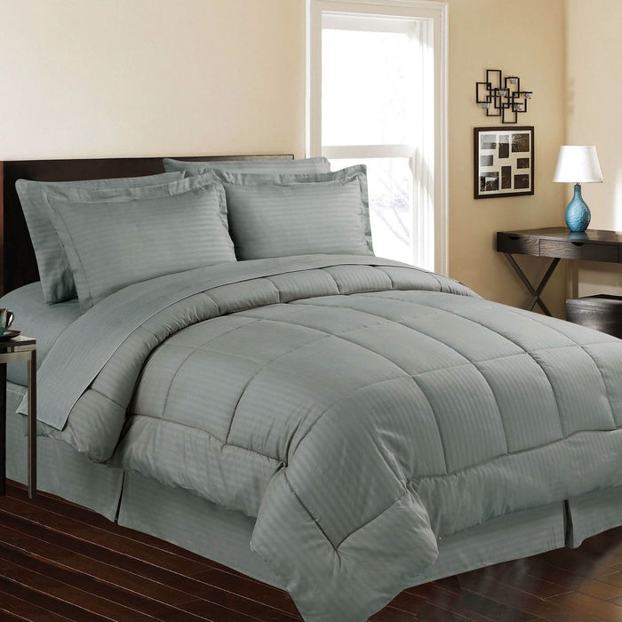 8-Piece: Embossed Bed Set by DailySale