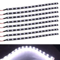 8-Piece: Flexible Waterproof LED Strip Light for Car by DailySale