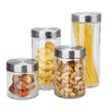 8-Piece: Glass Canister Set