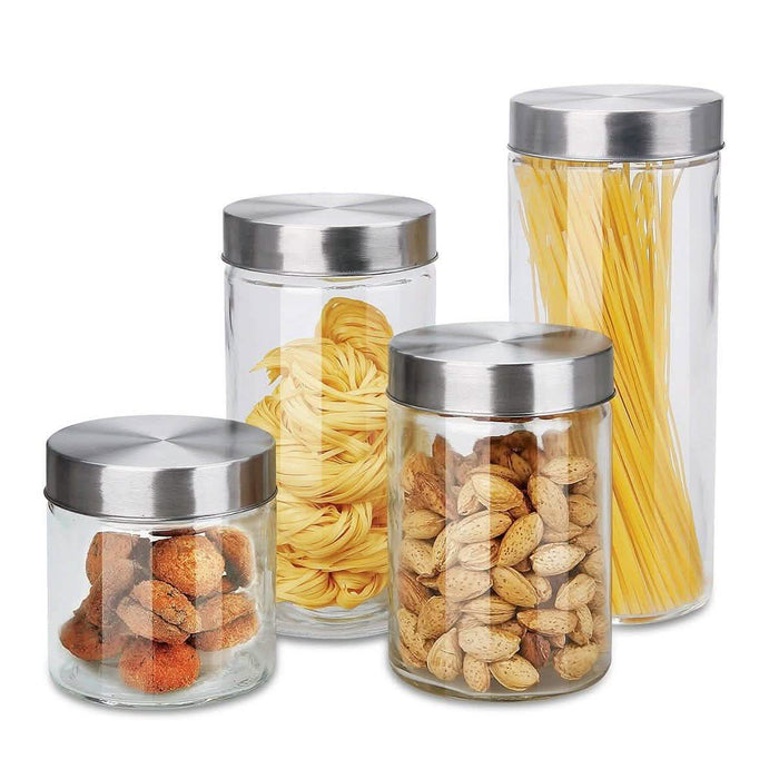 8-Piece: Glass Canister Set by DailySale