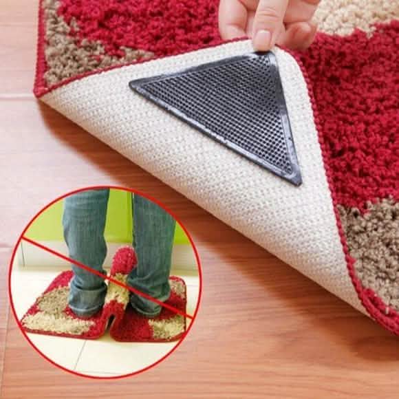 8 Piece: Non-Slip Silicone Mat Grippers by DailySale