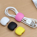 8-Piece: Portable Reusable Cable Clips Organizer by DailySale