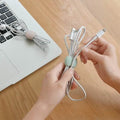 8-Piece: Portable Reusable Cable Clips Organizer by DailySale