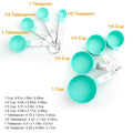 8-Piece Set: Plastic Measuring Spoon Cups by DailySale