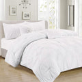 8-Piece Set: Solid Ruching Pintucked Oversized Comforter Set by DailySale