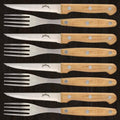 8-Piece Set: Steak Knife and Fork Set by DailySale