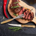 8-Piece Set: Steak Knife and Fork Set by DailySale