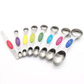 8-Piece: Stainless Steel Magnetic Measuring Spoons Set by DailySale