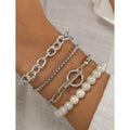 8-Piece: Women's Modern Street Geometric Bracelet by DailySale
