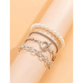 8-Piece: Women's Modern Street Geometric Bracelet by DailySale